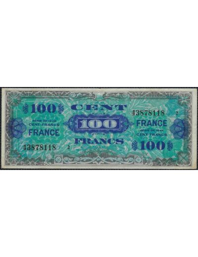 FRANCE 100 FRANCS FRANCE Type 1945 SERIE 2 TTB+ 118