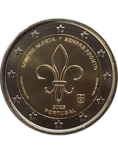 PORTUGAL 2025 2 €URO SCOUTISME UNC