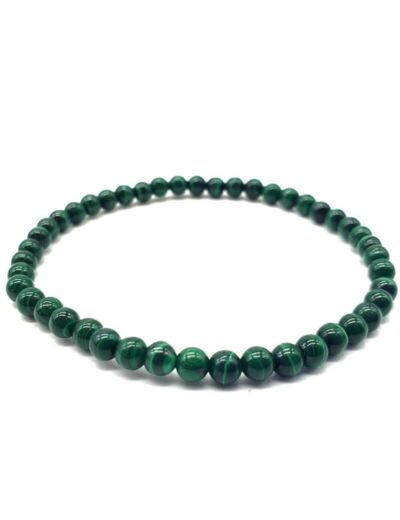 Bracelet en malachite 4mm