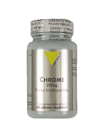 Chrome 200 µg 60 Gélules Végétales