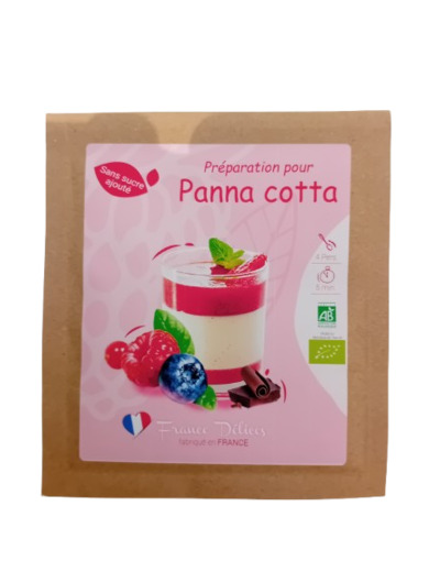 Préparation pour Panna cotta Bio-France délices