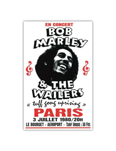 Affiche Bob Marley and The Wailers