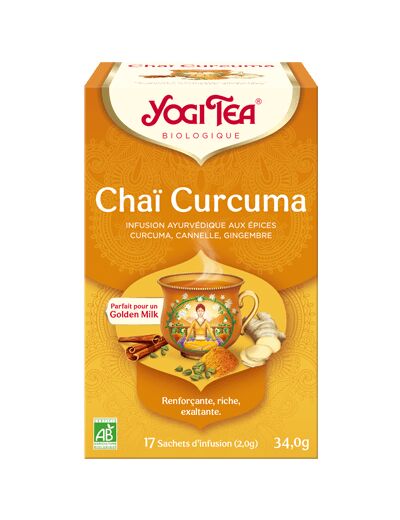 Infusion Chaï Curcuma-17 sachets-Yogi Tea