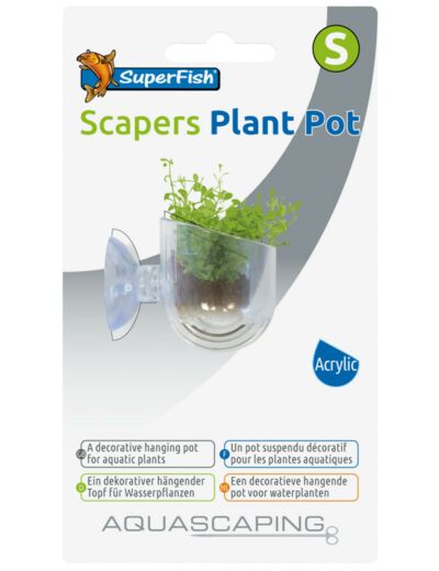 SUPERFISH Scapers plant pot - Taille S