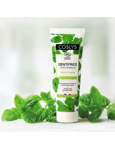 Dentifrice dents sensibles gel 75ml Coslys - Action douceur