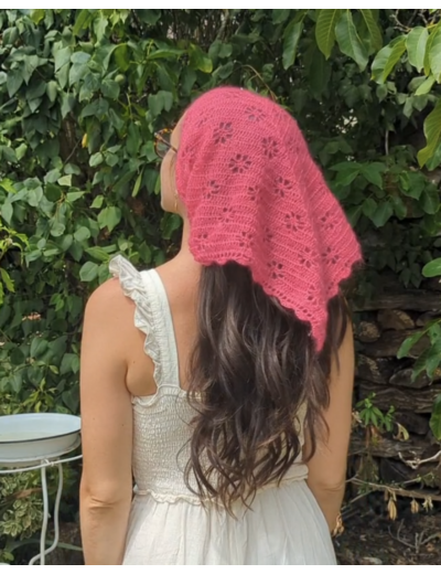 Châle "Bandana" - Rose