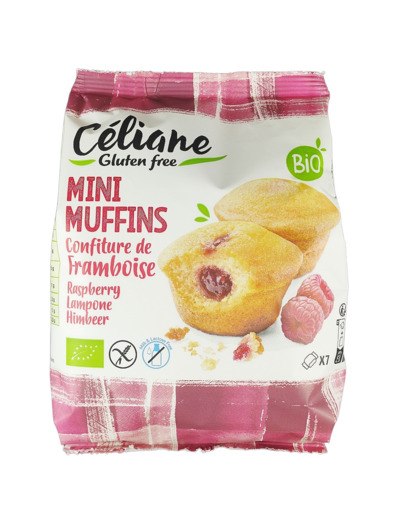 Mini Muffins Confiture de Framboise Sans Gluten Bio 200g