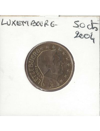 Luxembourg 2004 50 CENTIMES SUP