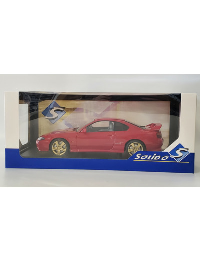 NISSAN SILVIA S15 (200SX) Spec R Aero 1999 ROUGE SOLIDO 1/18 BOITE D'ORIGINE