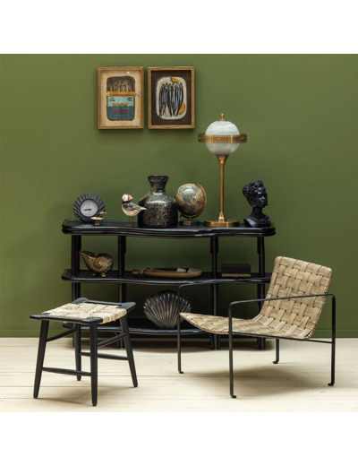 Lampe à Poser en Laiton Uranus Doré 31x69cm