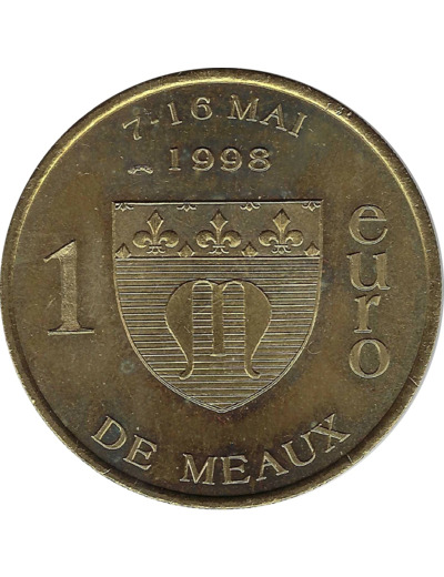 EURO TEMPORAIRE 1 EURO DE MEAUX 1998 UNC