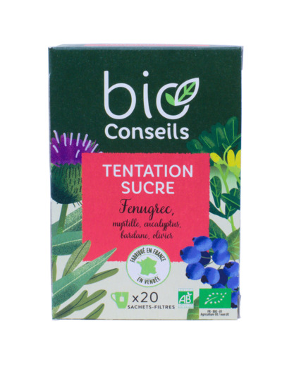 Infusion Tentation Sucre 20 Sachets Bio