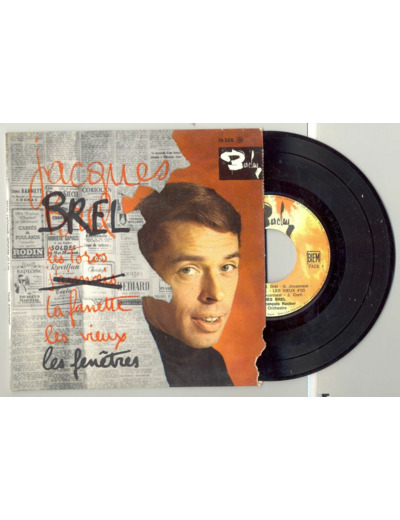 45 Tours JACQUES BREL "LES TOROS" / "LA FANETTE"