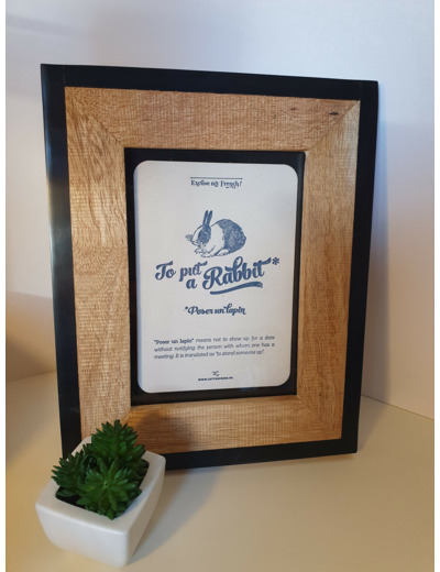 Carte Poser un Lapin