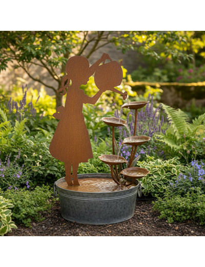 Fontaine petite jardinière 47x30x76cm