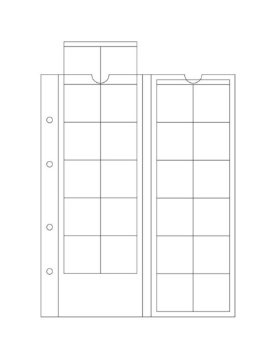 PAGES MONNAIES OPTIMA M 24 (24 cases) 319236