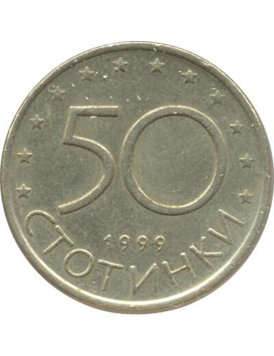 BULGARIE 50 STOTINKI 1999 TTB