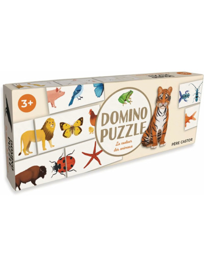 DOMINO PUZZLE - LA COULEUR DES ANIMAUX