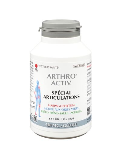 Arthro'activ-spécial articulations-60 gélules-Vecteur santé