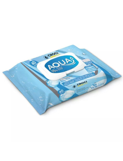 Lingettes humides peaux sensibles pour chien et chat