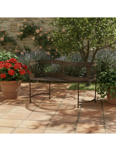 Banc confident fer 109x41x75cm