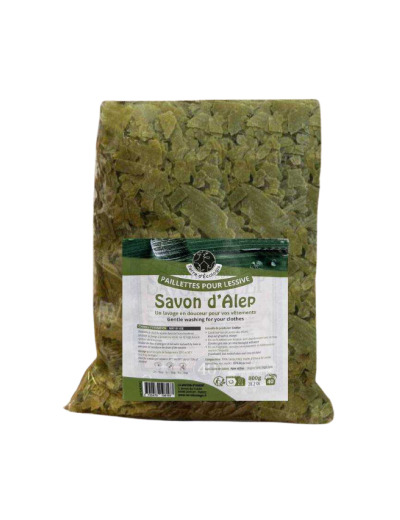 Lessive en paillettes savon d'Alep Terre d'Ecologis 800g