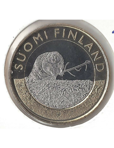 FINLANDE 2015 5 EURO CASTOR SUP