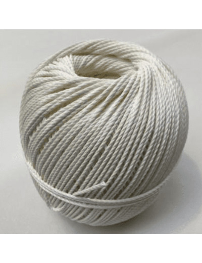 Corde à guinder polyester 3.5mm 1kg blanche 13114300P1KG