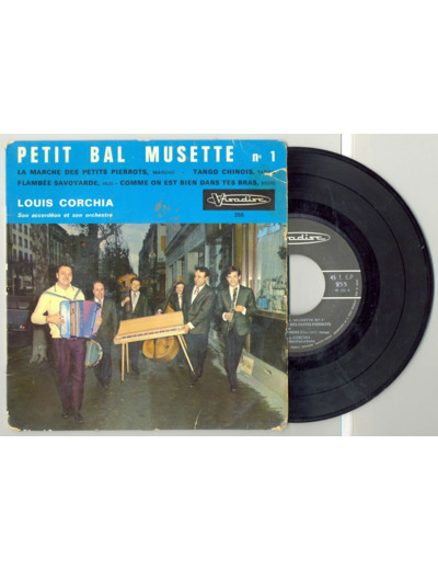 45 Tours PETIT BAL MUSETTE "FLAMBEE SAVOYARDE" / "LA MARCHE DES PETITS PIERROTS"