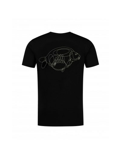 tee shirt one liner black korda