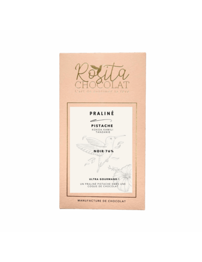 Tablette Praliné Pistache Noir