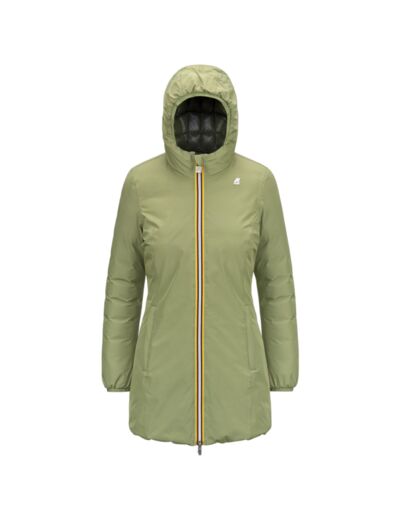 Parka KWAY Femme Reversible Denise Eco Stretch Green