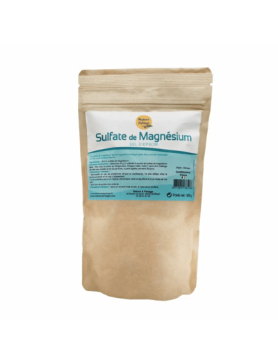 Sel d'Epsom à boire-(sulfate de magnésium)-500g- Nature et partage