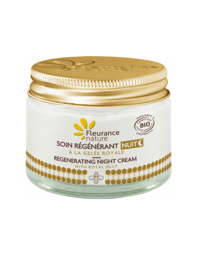 Soin de nuit régénérant à la Gelée Royale Bio 50ml