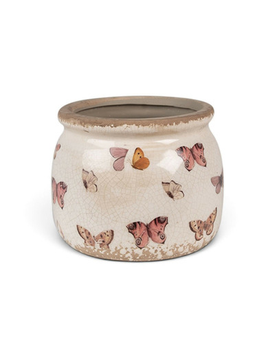 Pot de fleurs d'intérieur Beige 12x10cm