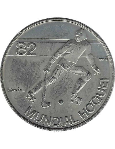 PORTUGAL 2.50 ESCUDOS MONDIAL HOCKEY 1982 TTB+