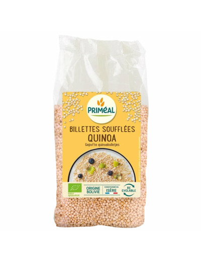 Billettes de Quinoa soufflées Bio-100g-Priméal