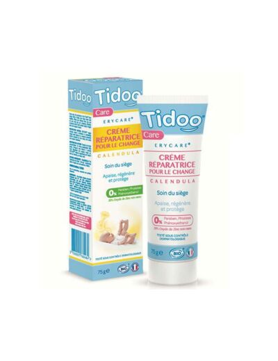 Crème de Change Réparatrice Bio au Calendula - 75 g-Tidoo