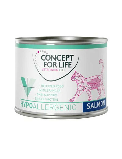 Concept for Life Veterinary Diet Hypoallergenic pour chat, saumon