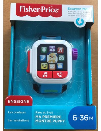 MA PREMIER MONTRE PUPPY de chez FISHER PRICE BOITE ABIMEE