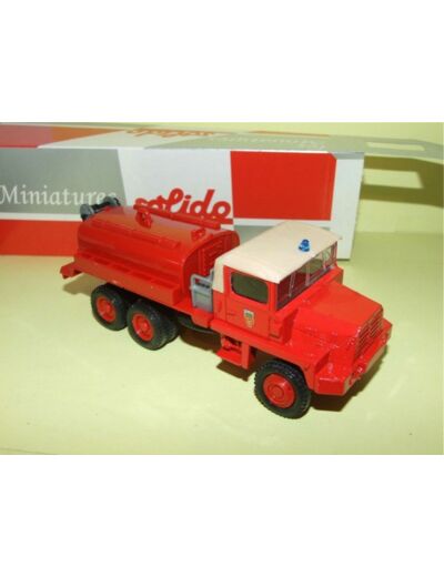 BERLIET GBC KT CAMION DE POMPIER 1/50