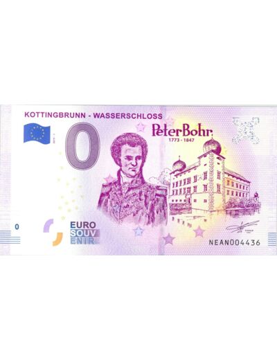 AUTRICHE 2019 -1 KOTTINGBRUUN WASSERSCHLOSS BILLET SOUVENIR 0 EURO