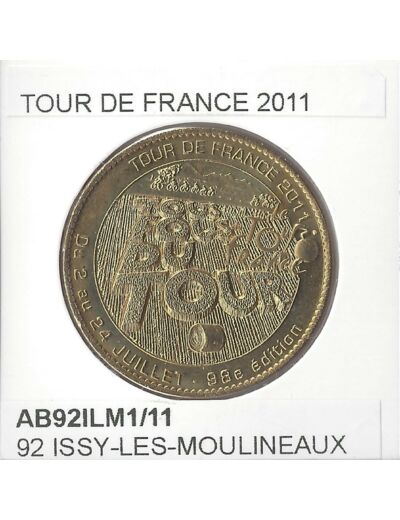 92 ISSY LES MOULINEAUX TOUR DE FRANCE 2011 SUP ARTHUS BERTRAND
