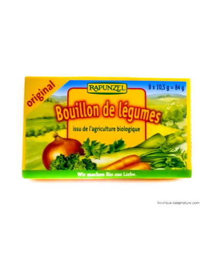 Bouillon de Légumes en Cubes Bio 84g