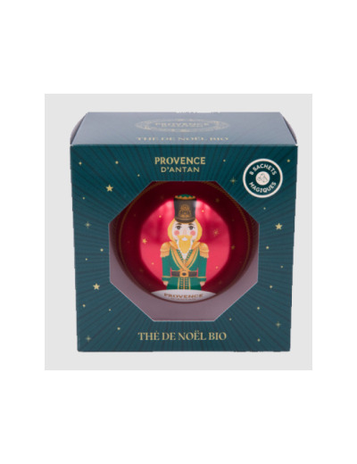 Coffret tisane boule de noël casse noisette 8 sachets