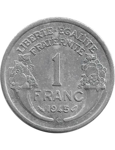 FRANCE 1 FRANC MORLON 1945 C TTB+