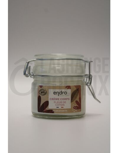 Crème corps hydratante - Fleur de coton - Endro - Bio