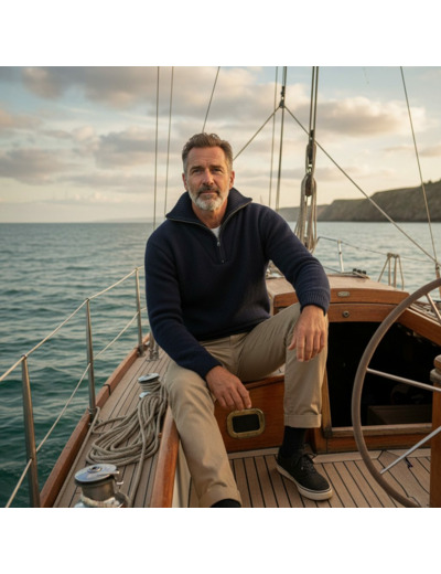 Pull skipper Auckland (100% laine)