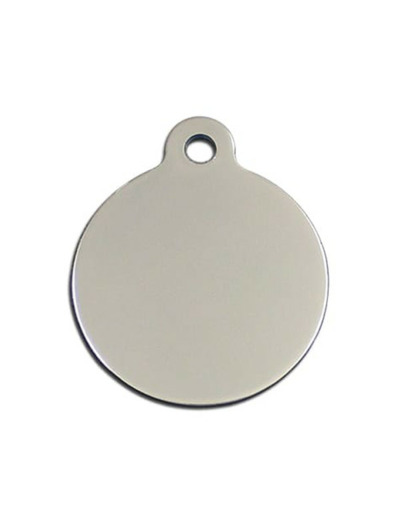 Grand rond chrome - 3x4cm