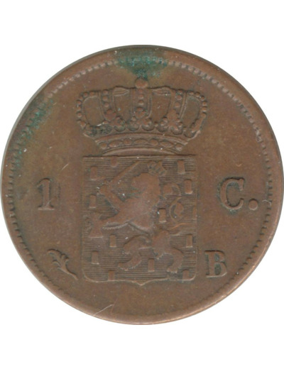 PAYS-BAS HOLLANDE 1 CENT 1823 B TTB